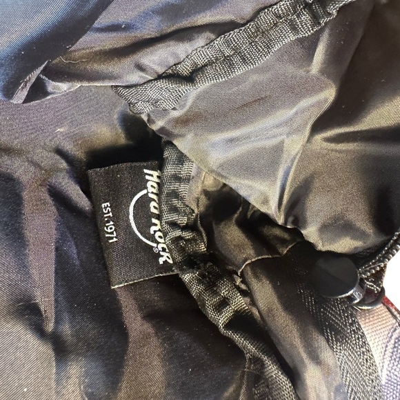 Hard Rock Cafe Colorful Graphic Backpack great for travel NWOT - Picture 5 of 12